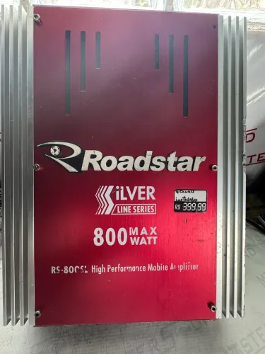 Módulo 4 canais mono stereo roadstar na promoção 