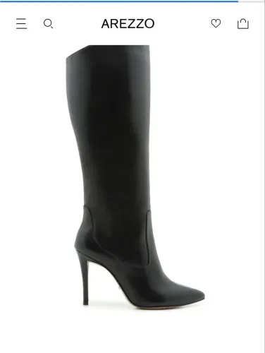 Bota Couro Arezzo - Tam 36