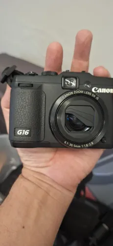 CANON POWERSHOT G16 - CÂMERA PREMIUM - LENTE 30,5mm f/1.8