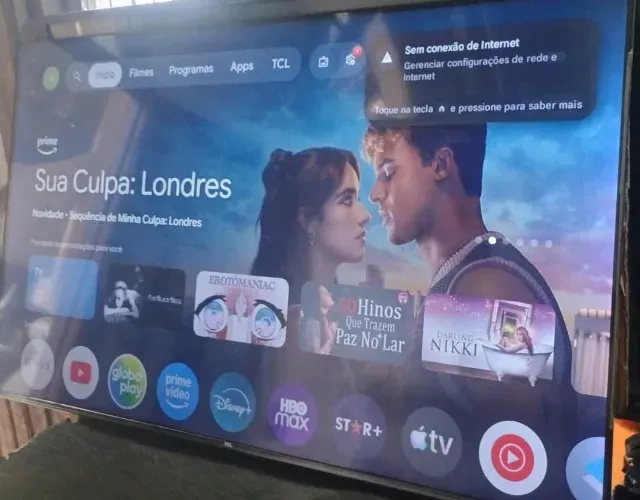 Televisão TCL 55 Polegadas Ótimo Estado de novo, muito conservada!!