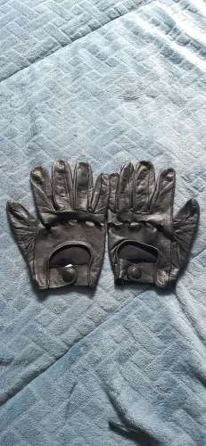 Luvas de couro legítimo 