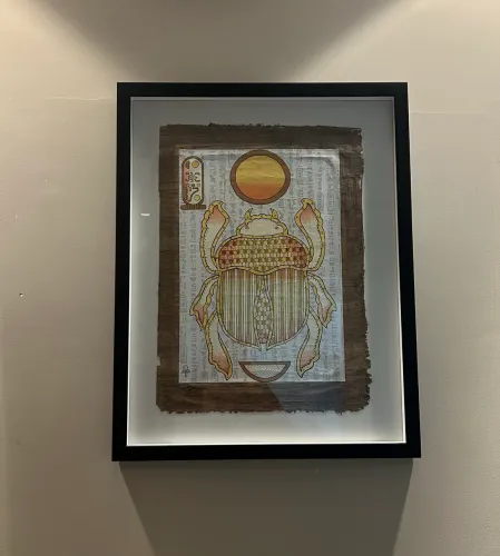 Quadro egípcio - Escaravelho Sagrado (Khepri)