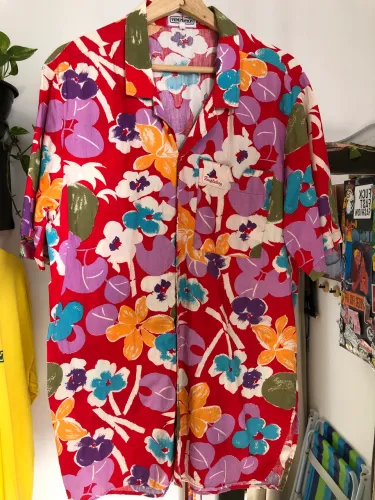Camisa florida vintage 