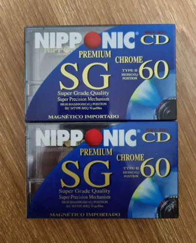 Fita k7 cassete Nipponic SG 60