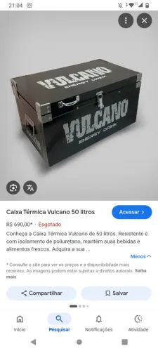 Vendo caixa térmica 50L