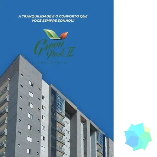 Apartamento com 2 dormitórios à venda, 74 m² por R$ 467.000 - Residencial Green Park II -