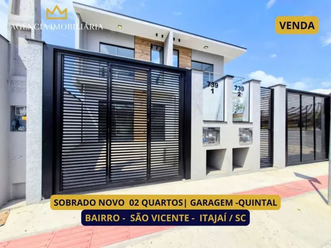 Sobrado com 2 dormitórios à venda, 68 m² por R$ 690.000,00 - São Vicente - Itajaí/SC