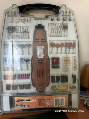 Mini retífica + kit