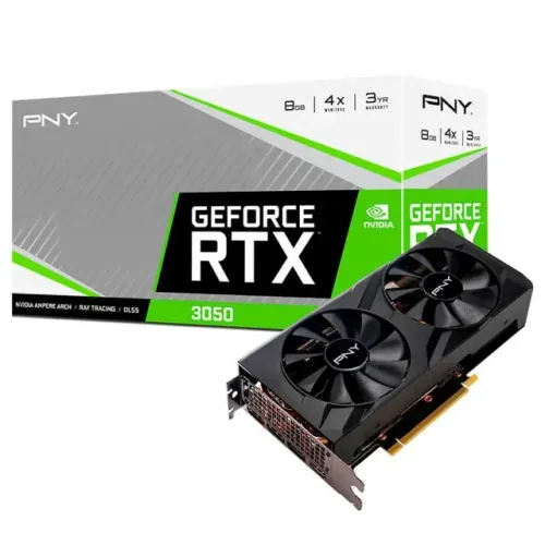 Placa De Vídeo RTX 3050 PNY 8GB