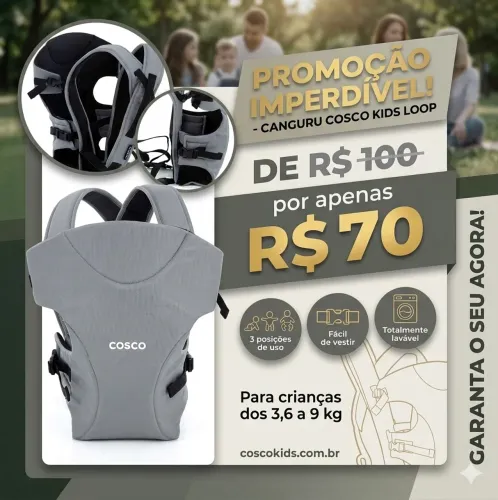 Canguru cosco 3,6kg a 9kg