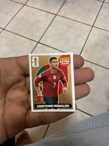 Vendo Figurinha de Bronze Cristiano Ronaldo