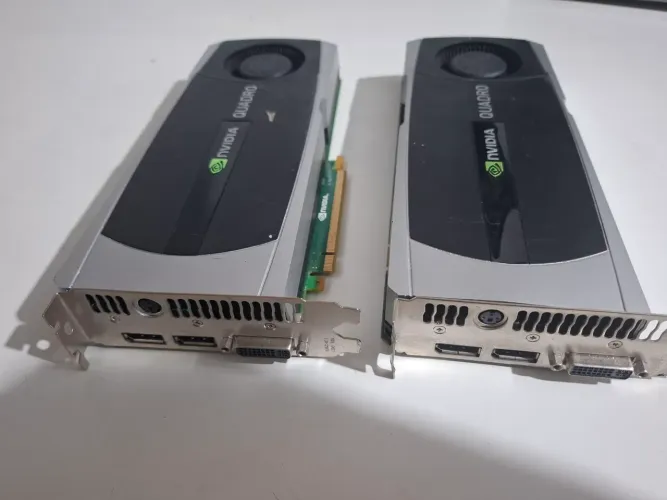 Placa de video nvidia quadro 6000 com defeito