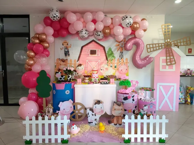 Alugo decoração festa infantil tema fazendinha