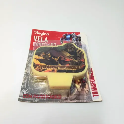 Vela de aniversário Transformers