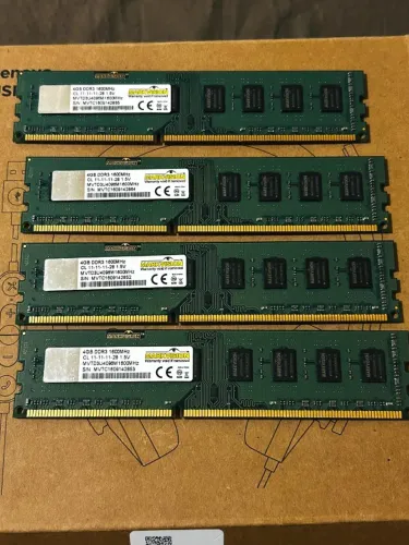 16GB RAM DDR3 1600MHZ - KIT MEMORIA RAM 4X4GB MARKVISION