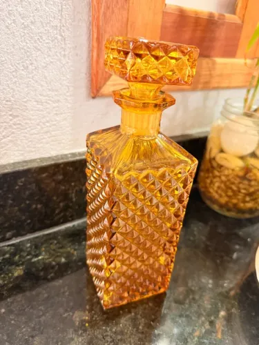 Licoreira Pirâmede - Bico De Jaca - Anos 60 - Antiguidade Raríssima