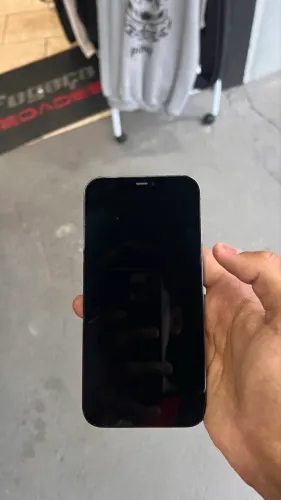 iPhone 12 Pro Max 128 GB cor preta saúde da bateria 75%