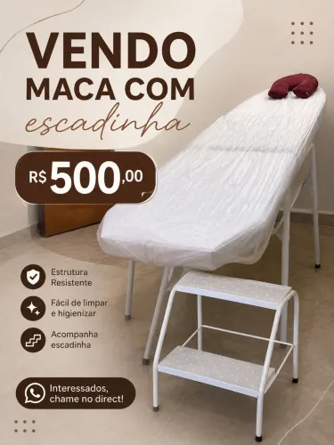 Vendo maca com escadinha