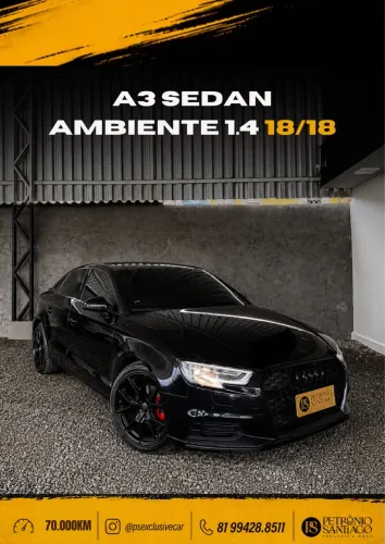 Audi A3 Sedan 1.4 TFSI Flex Tiptronic 4P 2018