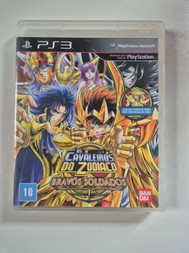 Os cavaleiros do Zodíaco Bravos Soldados Ps3 original Fisico