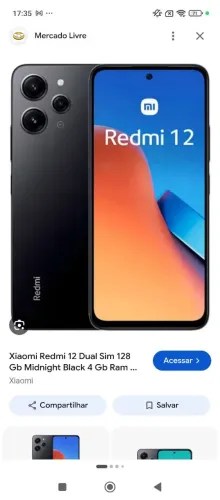 Redmi 12 128g 4gigas expandi pra 8 gigas ram