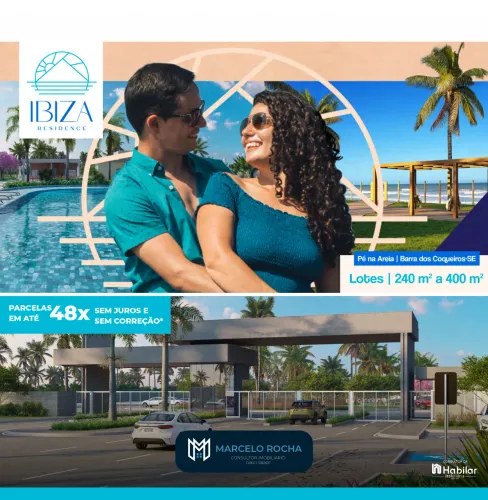 Lote à venda no IBIZA BEACH RESIDENCE, CENTRO, Barra dos Coqueiros, SE