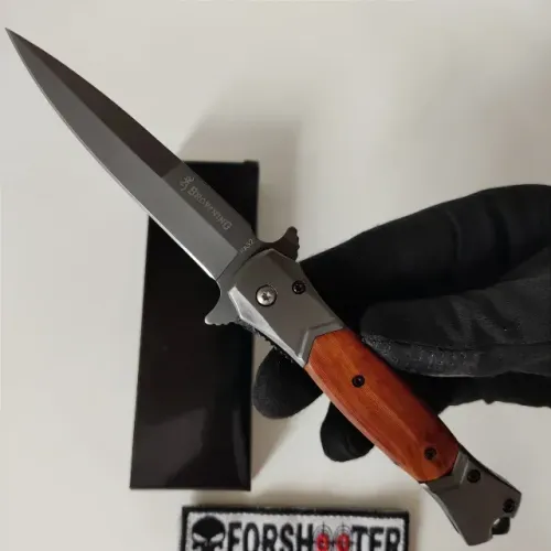 Canivete Stiletto Italiano Browning FA52 e Butterfly Colorido