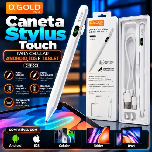Caneta touch para celular android iOS tablet