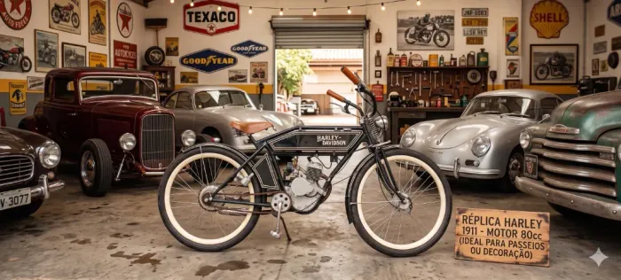 Réplica de Harley-Davidson 1911 (Motorizada)