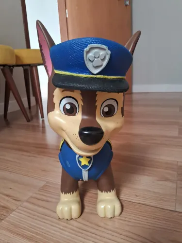 Boneco Chase gigante 40 cm, patrulha canina