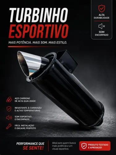 Escapamento sport turbinho original