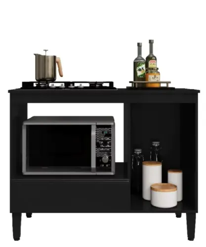 Balcão de Cozinha Flex Micro-ondas/Forno Cooktop Novo