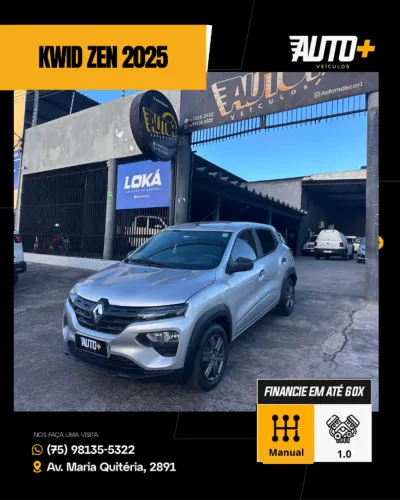 Renault Kwid Zen 1.0 Flex 12V 5P Mec. 2025