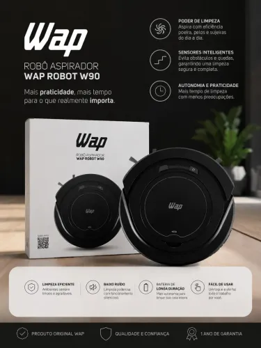 Robô aspirador Wap robot W90