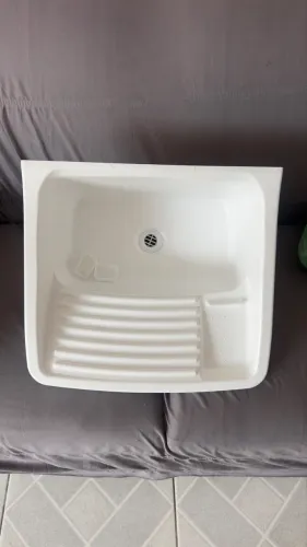 Tanque de Lavanderia Plástico Branco - ÓTIMO ESTADO