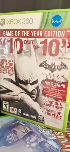 Batman Arkham City Game of the Year Edition (GOTY) Mídia Física XBOX 360
