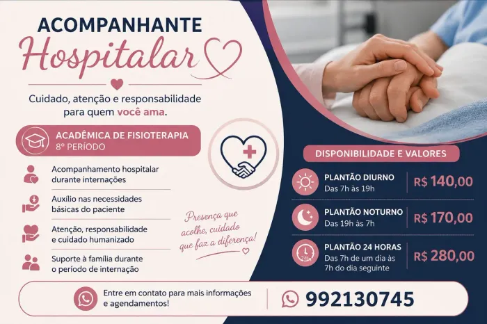 Acompanhante hospitalar 