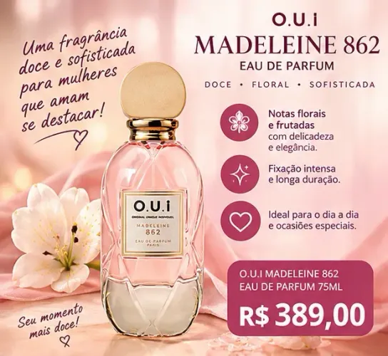 O.U.i MADELEINE 862 EAU DE PARFUM