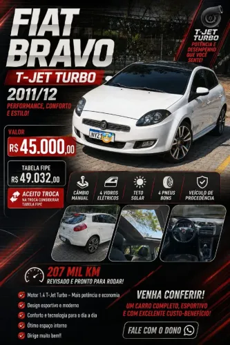 Fiat Bravo T-jet 1.4 16V Turbo 5P 2012