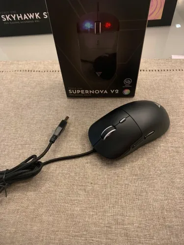Mouse Gamer Force One Supernova V2 RGB 12.400 DPI