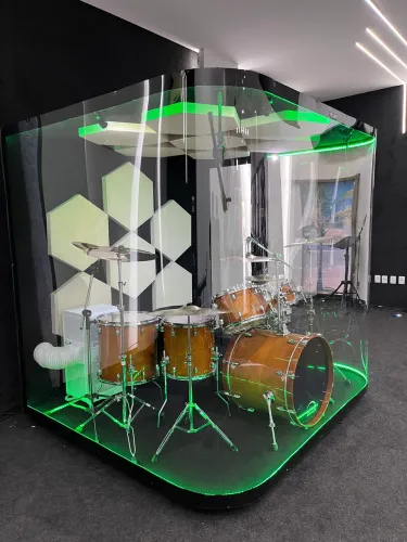 Aquário para bateria - Play Acustica 