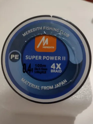 Linha Multifilamento Meredith Fishing Club Super Power II 0.10mm