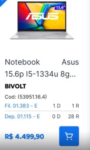 Notebook I5 