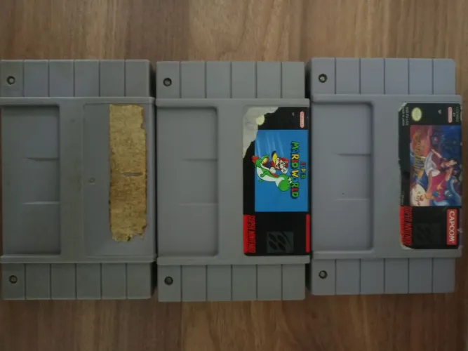 Cartuchos Super Nintendo, Aladin, Mario etc fitas , jogos snes, 