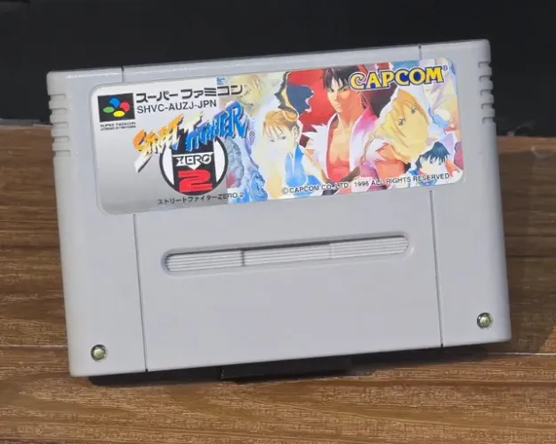 Jogo Street Fighter Zero 2 Super Famicom Original