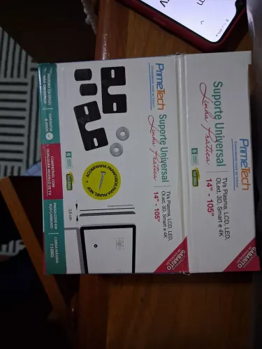 Suporte fixo universal para TV da prime tech linha prática