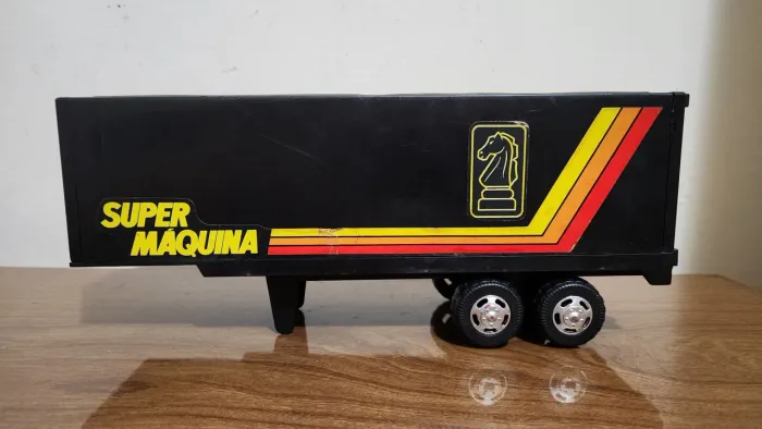 Carrinho Caminhão Super Máquina Glasslite Anos 80