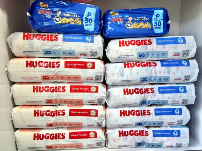 Fralda P Huggies 