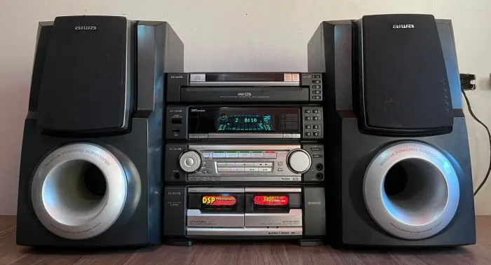Mini System Aiwa Z-R990 3400 Watts Leia Descrição Sony Philips