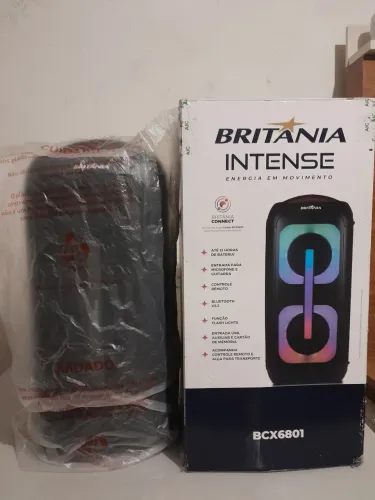 Caixa de som amplificada Britânia 650w